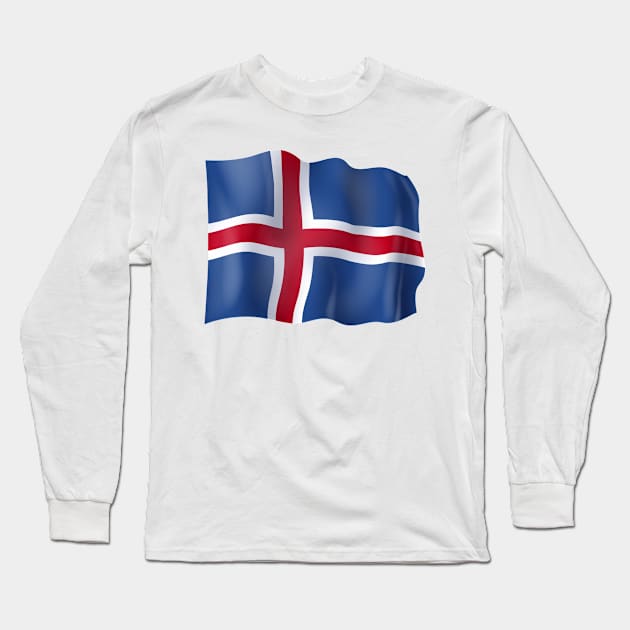 Island flag Long Sleeve T-Shirt by SerenityByAlex